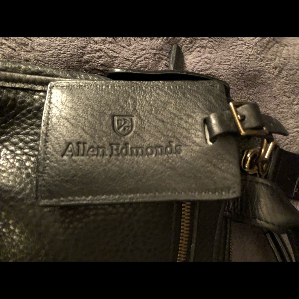 Allen Edmonds leather briefcase